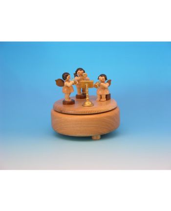 Spieldose, natur - 3 Engel