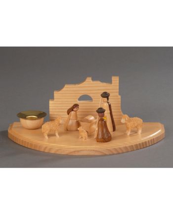 Weihnachtskrippe orientalisch - kleiner Sockel