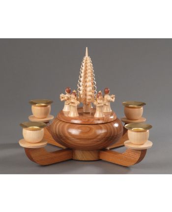 Weihnachtsleuchter mit Spieldose