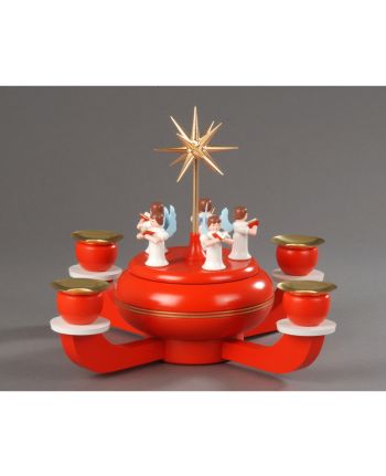 Weihnachtsleuchter mit Spieldose