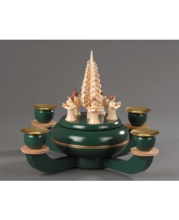 Weihnachtsleuchter mit Spieldose