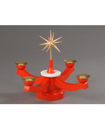 Adventsleuchter, rot - Weihnachtsstern