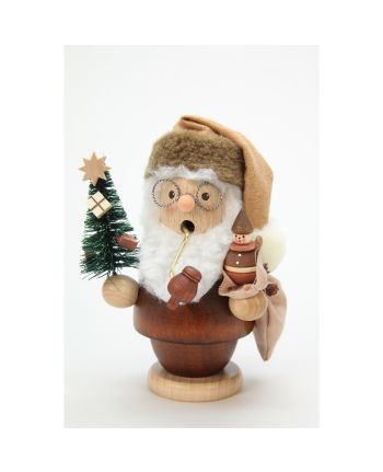 Räuchermann Weihnachtsmann natur