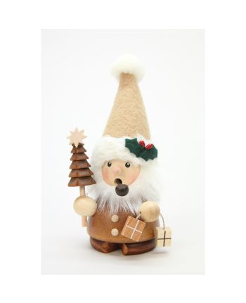 Räuchermann Weihnachtsmann natur