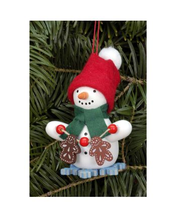 Baumbehang Schneemann mit Lebkuchen