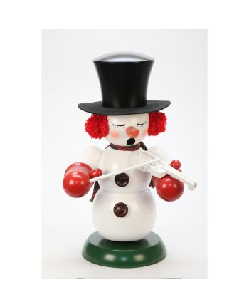 Räuchermann Schneemann mit Geige