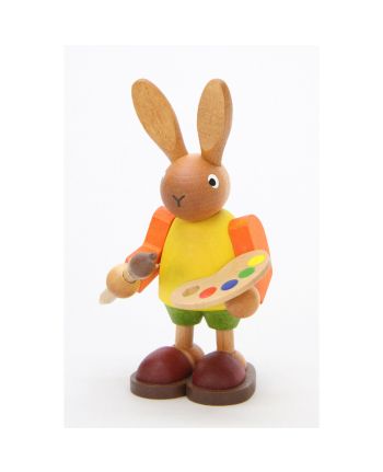 Hase mit Farbpalette