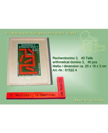 Rechendomino 3 - 40 Teile