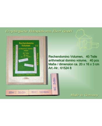 Rechendomino - Volumen - 40 Teile