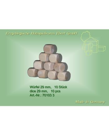 Spielwürfel 29 mm - 10Stück