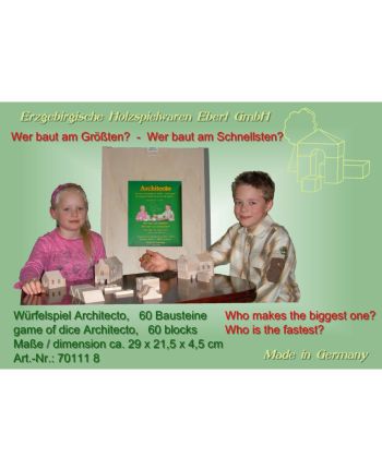 Würfelspiel Architecto - Wer baut am größten?