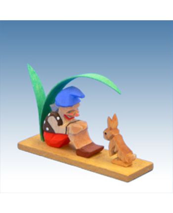 Zwerg mit Hase