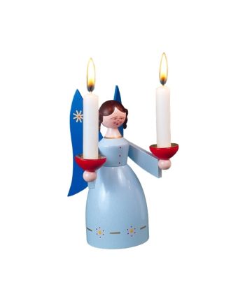 Lichterengel - blaues Kleid