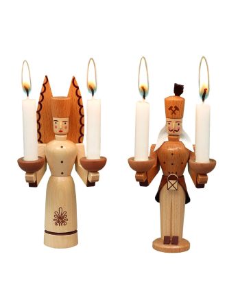 Lichterengel und Lichterbergmann