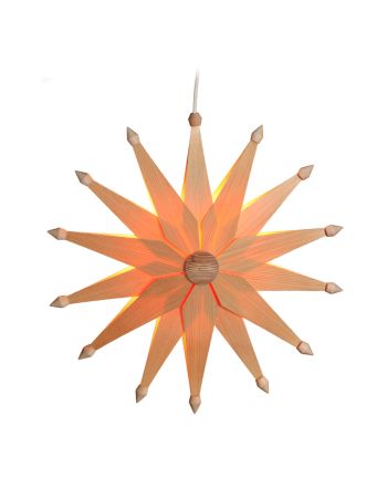 Weihnachtsstern aus Holz - groß