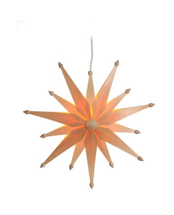 Weihnachtsstern aus Holz - exklusiv