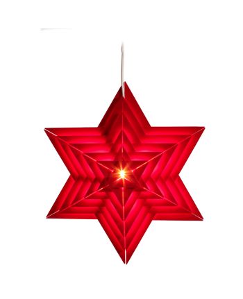 Weihnachtsstern aus Holz - Brettchenstern