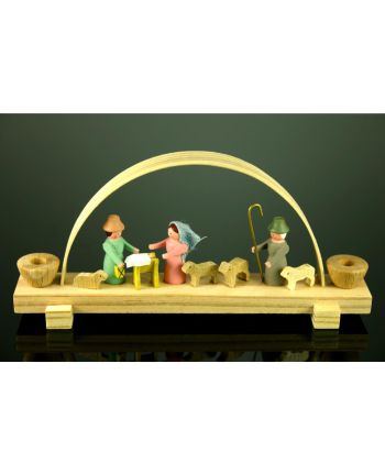 Miniaturschwibbogen - Christi Geburt