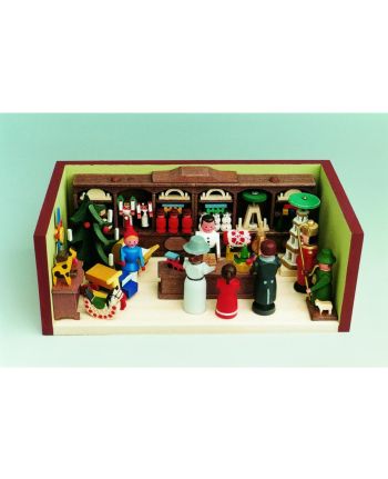 Miniaturstübchen - Erzgebirgischer Spielzeugladen