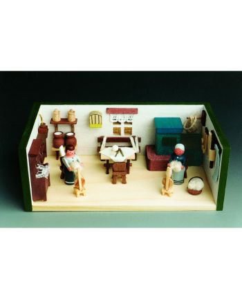Miniaturstübchen - Spinnstube