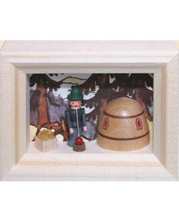 Miniatur im Rähmchen - Glasbläser