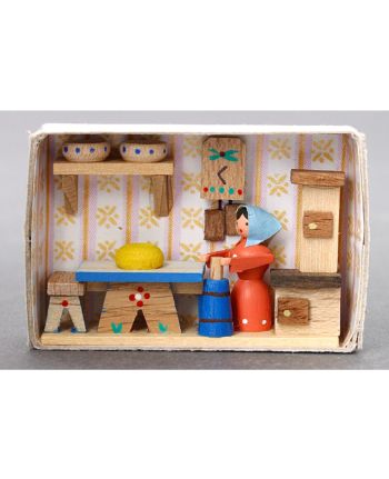 Zündholzschachtel - Bauernstube