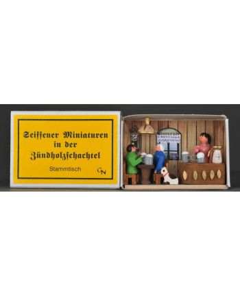 Zündholzschachtel - Stammtisch