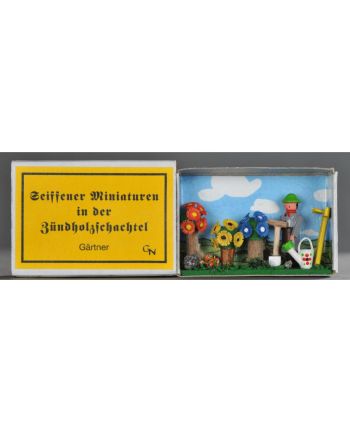 Zündholzschachtel - Gärtner