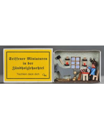 Zündholzschachtel - Tischlein deck dich