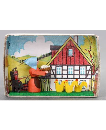 Zündholzschachtel - Bauernhof