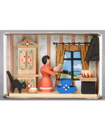 Zündholzschachtel - Erzgebirgsstube