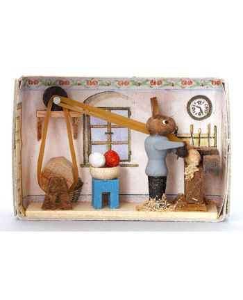 Zündholzschachtel - Hasendrechslerei