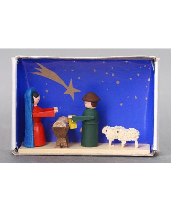 Zündholzschachtel - Krippe