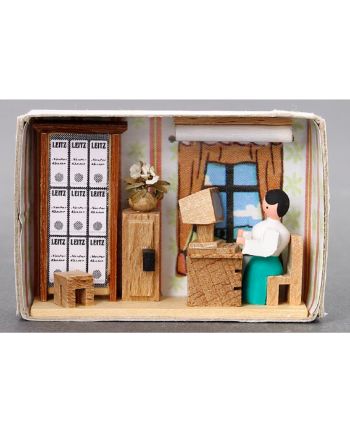 Zündholzschachtel - Computerzimmer