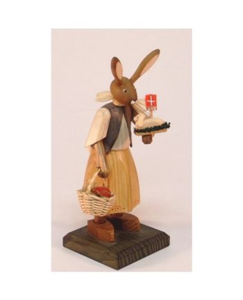 Osterhasenmädchen - mit Osterlamm