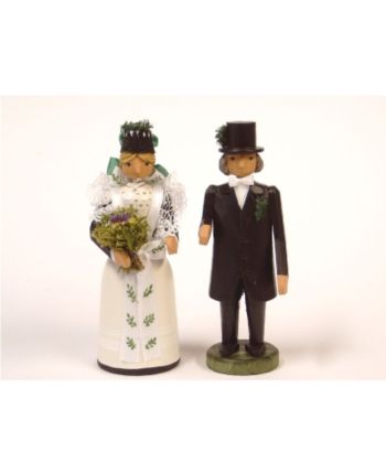 Sorbische Trachten - Brautpaar