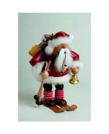 Räuchermann - Weihnachtsmann auf Skier