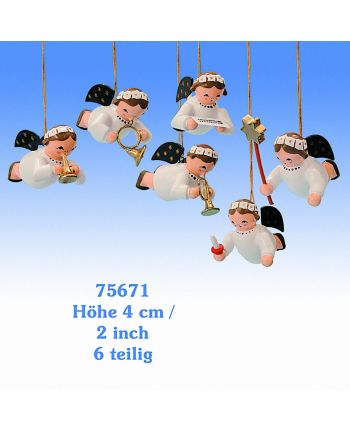 Schwebende Engel - 6-teilig