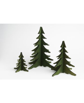 Holz-Steckbaum - grün
