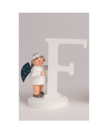Buchstabe 'F' mit Engel