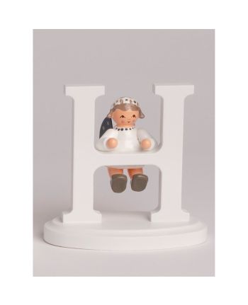 Buchstabe 'H' mit Engel