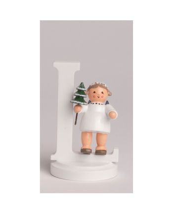 Buchstabe 'L' mit Engel