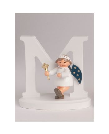 Buchstabe 'M' mit Engel