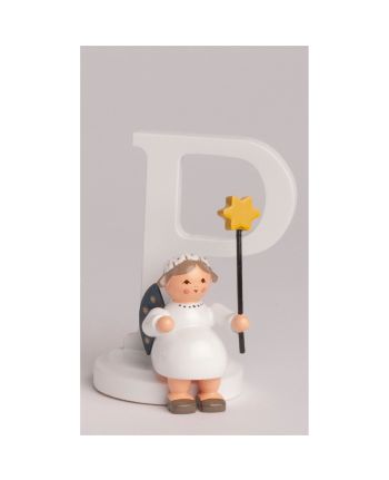 Buchstabe 'P' mit Engel