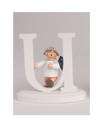 Buchstabe 'U' mit Engel