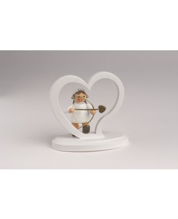 Herz mit Engel Amor