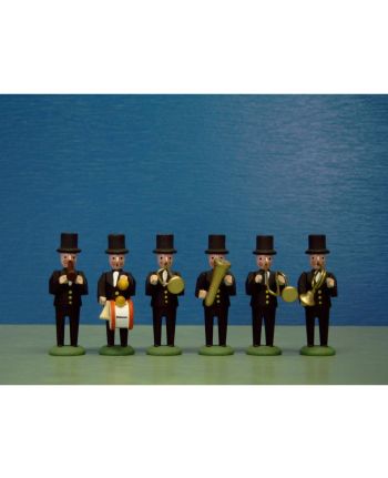 Seiffener Miniaturen - Musikkapelle für Hochzeitszug