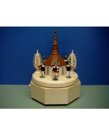 Spieldose - Bergmannskapelle, Kirche, Spanbaum