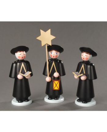 Seiffener Kurrendesänger - 3 Figuren - Höhe 15 cm