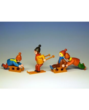 Wintersportler Ergänzung - 4 Figuren